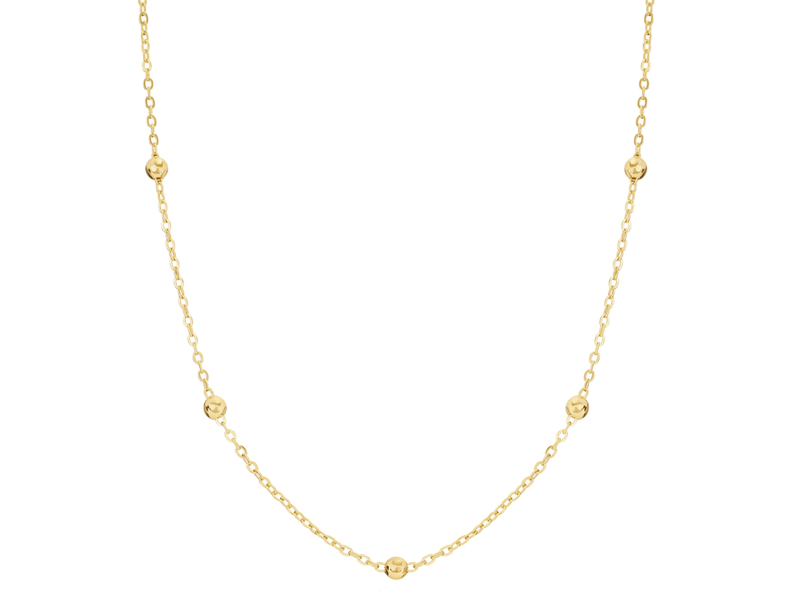 Gold Bead Layering Chain