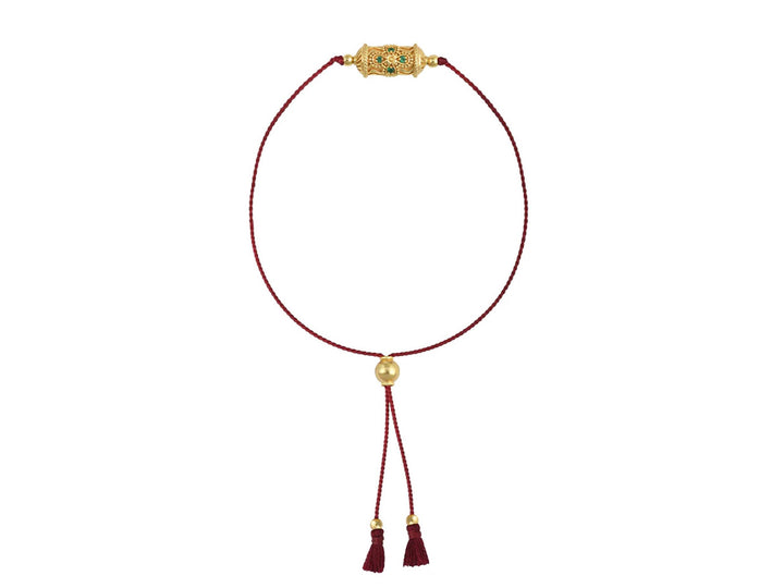 Red String Bracelet with Good Luck Charm