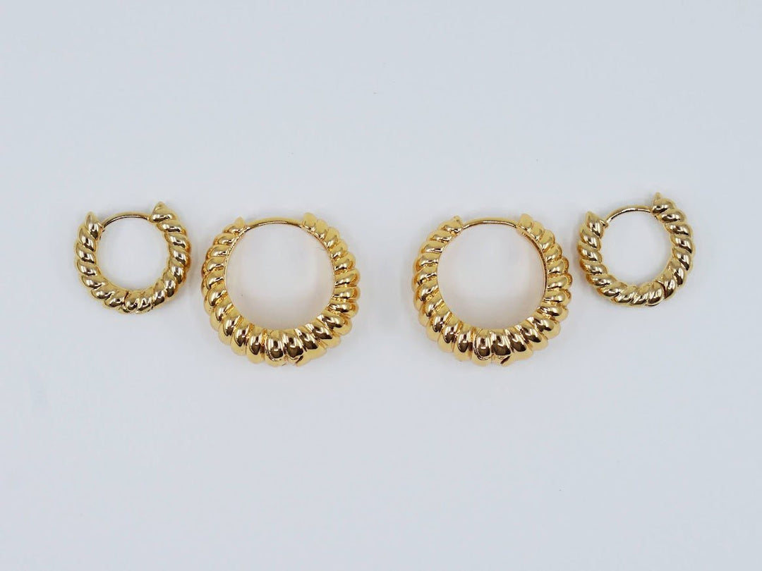 Textured Hoops Stacking Set