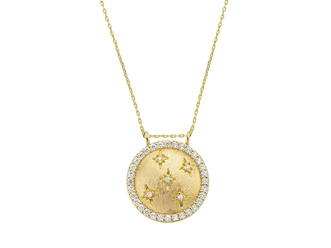 Gold Cosmic Star Necklace