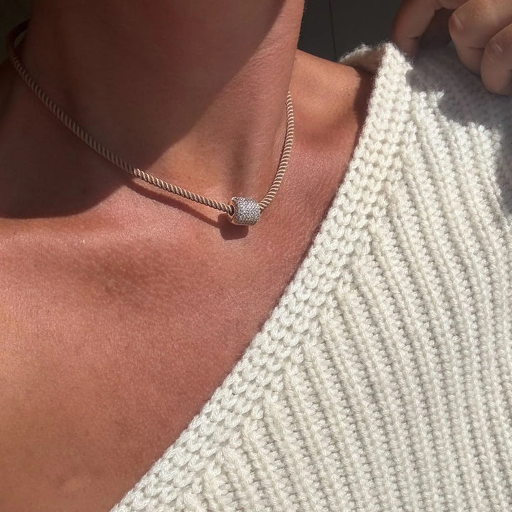 Sand Silk Cord Necklace