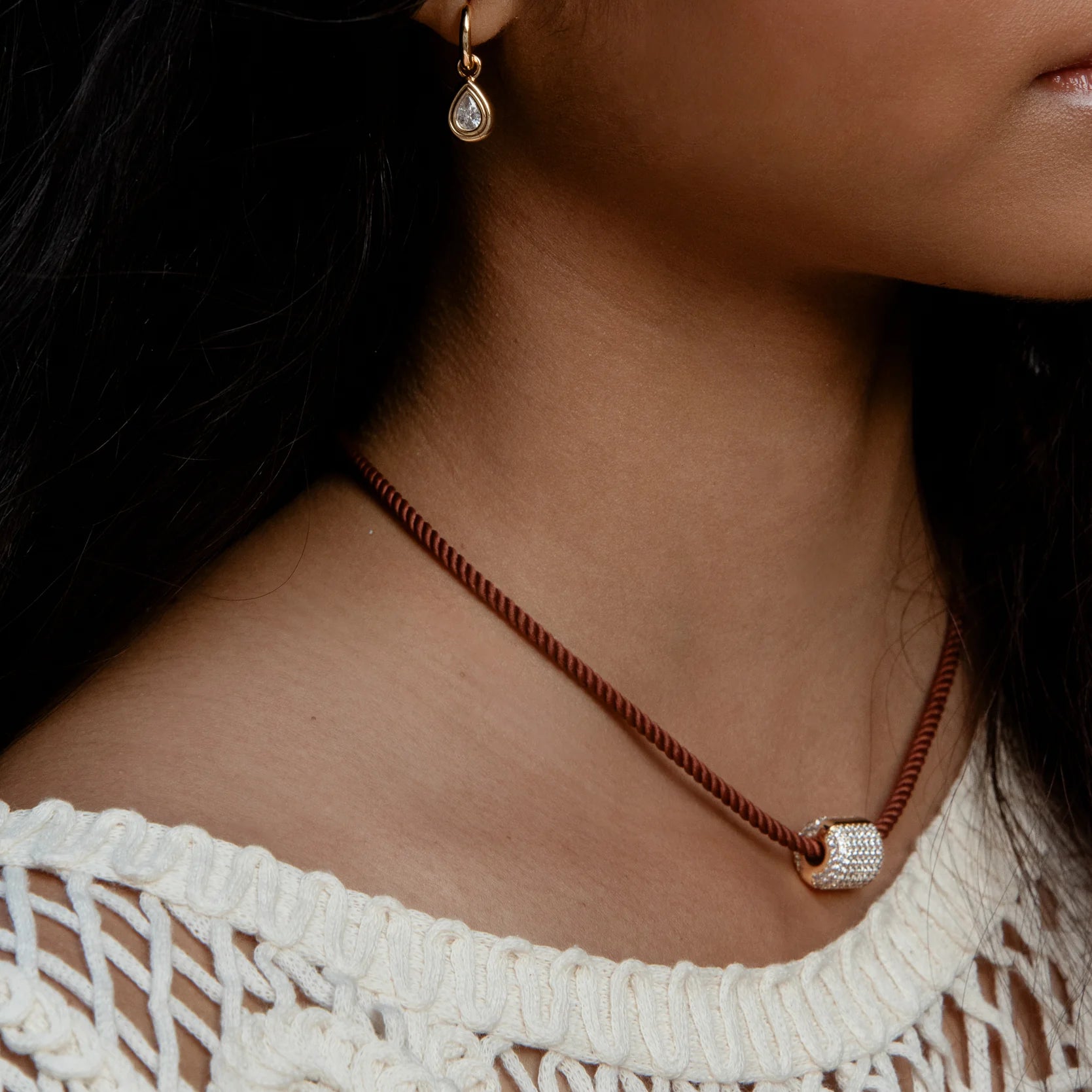 Sienna Silk Cord Neckalce