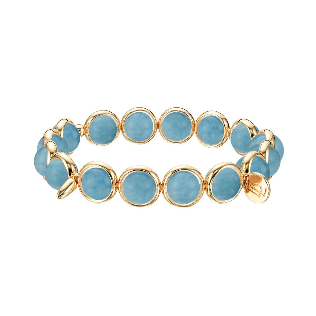 China Blue Jade Bracelet with Spikes