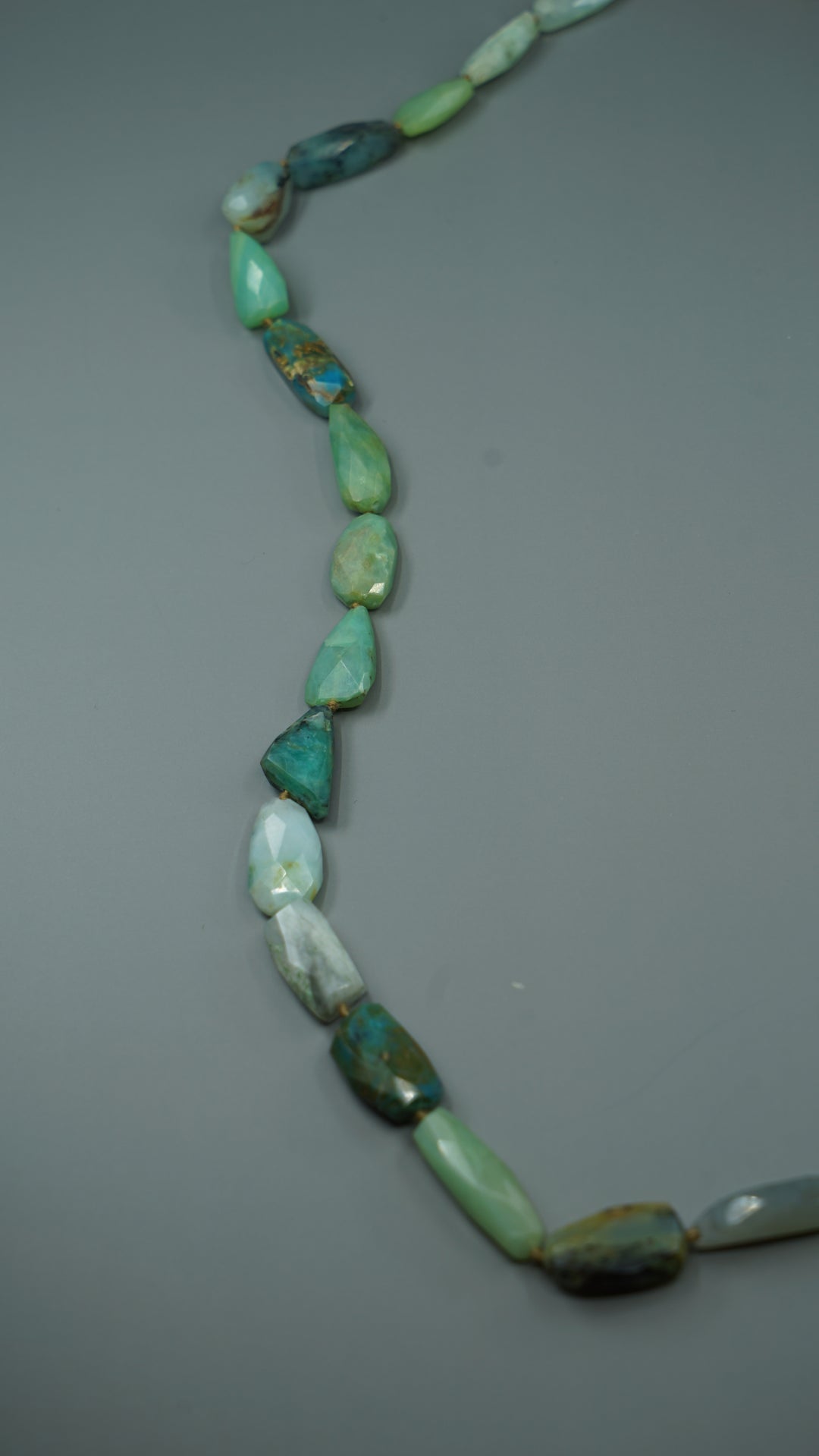 18k Peruvian Opal Necklace