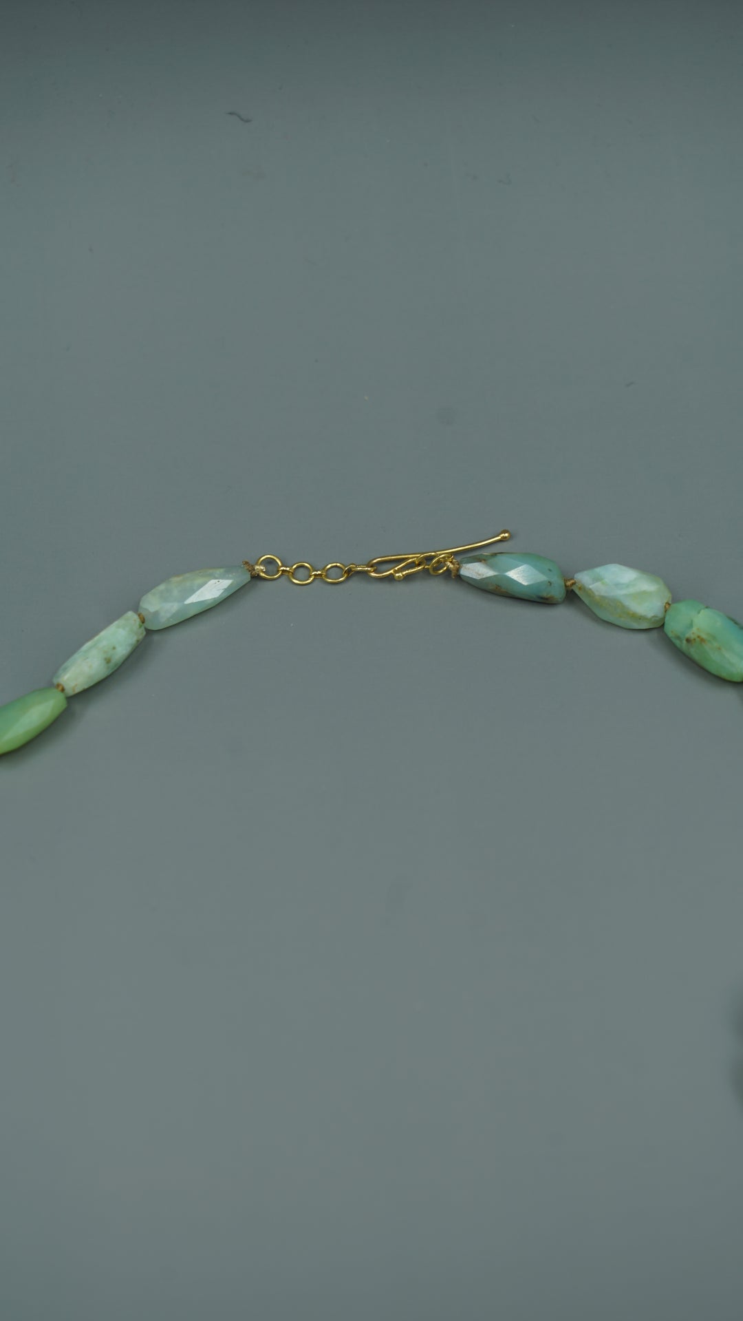 18k Peruvian Opal Necklace