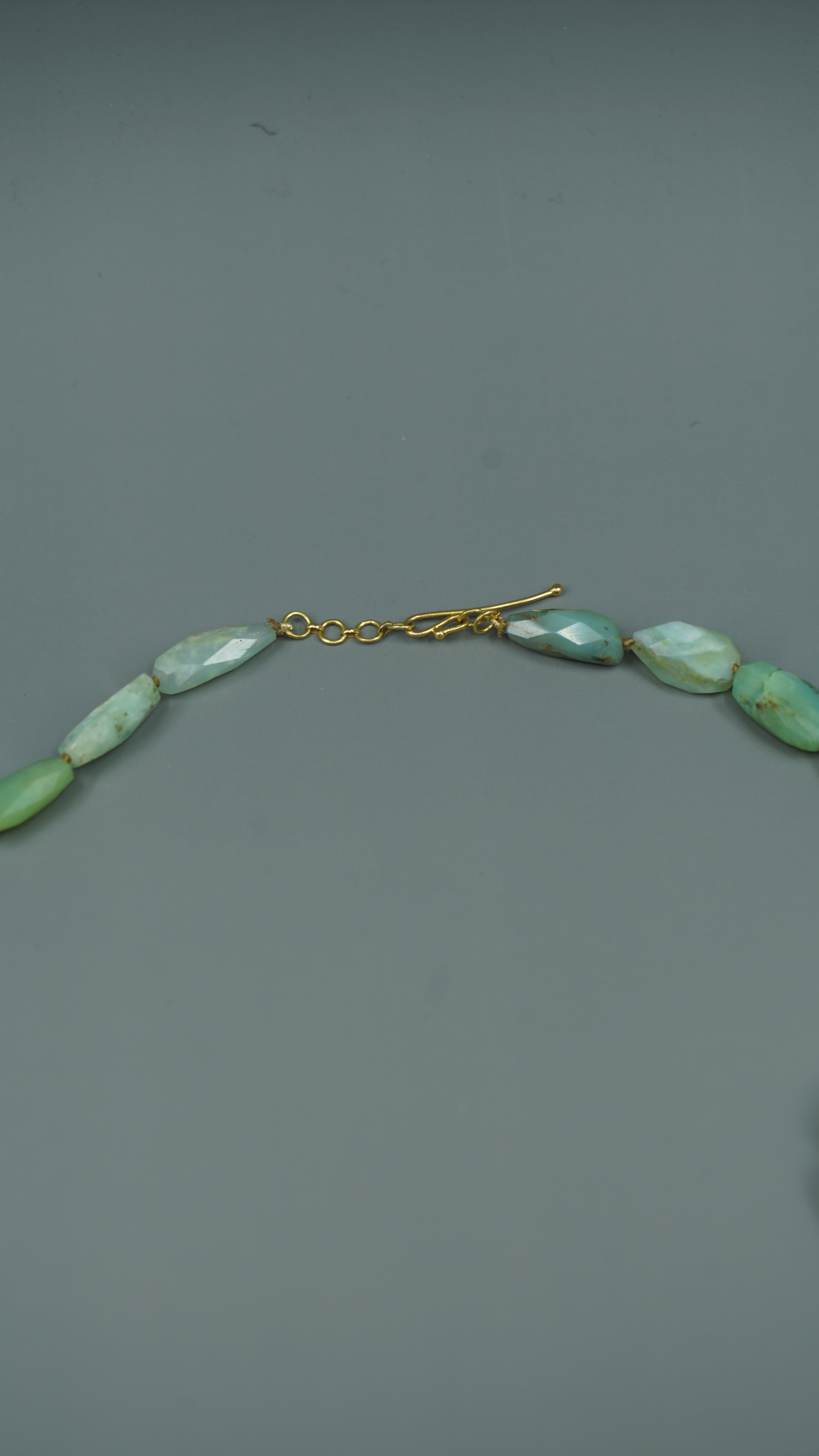 18k Peruvian Opal Necklace