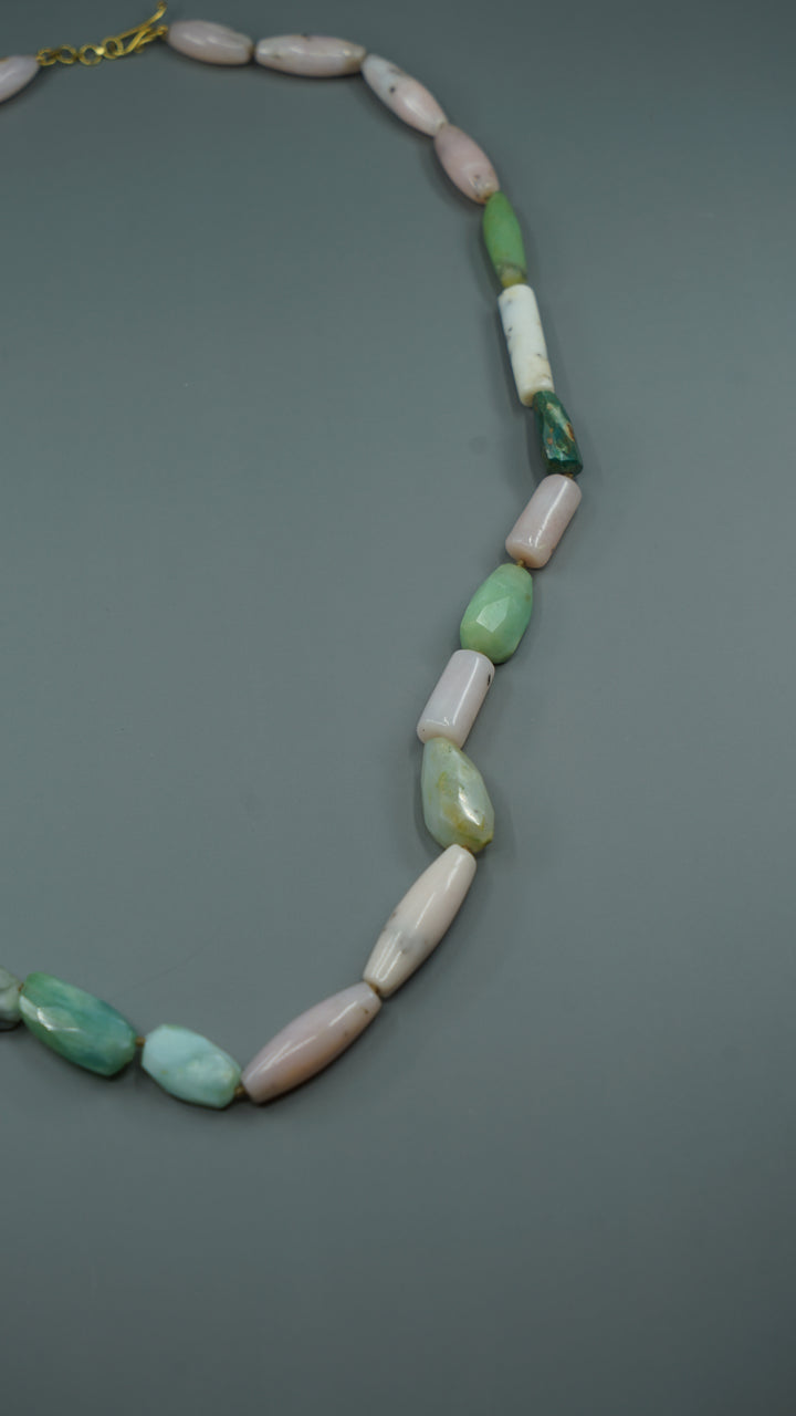 18k Multiple Gemstone Necklace