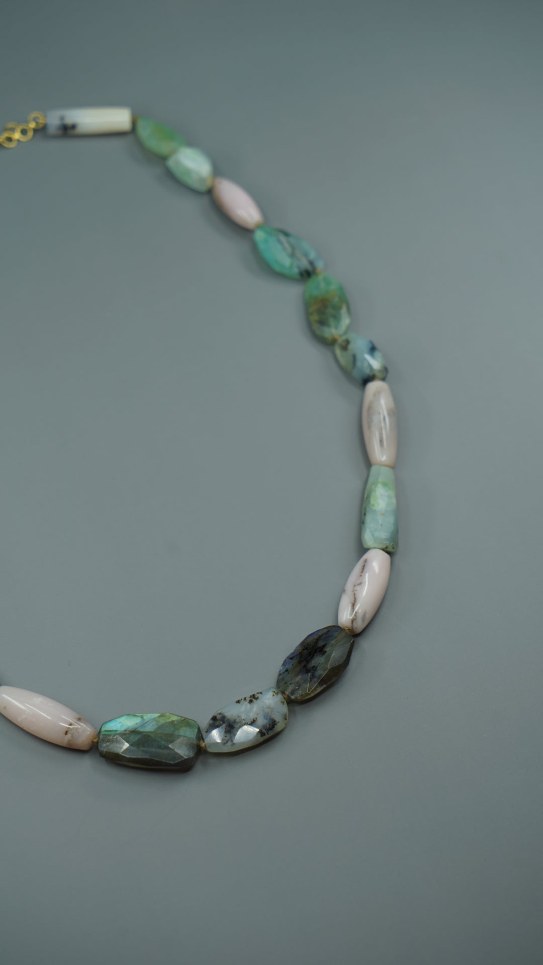 18k Multiple Gemstone Necklace