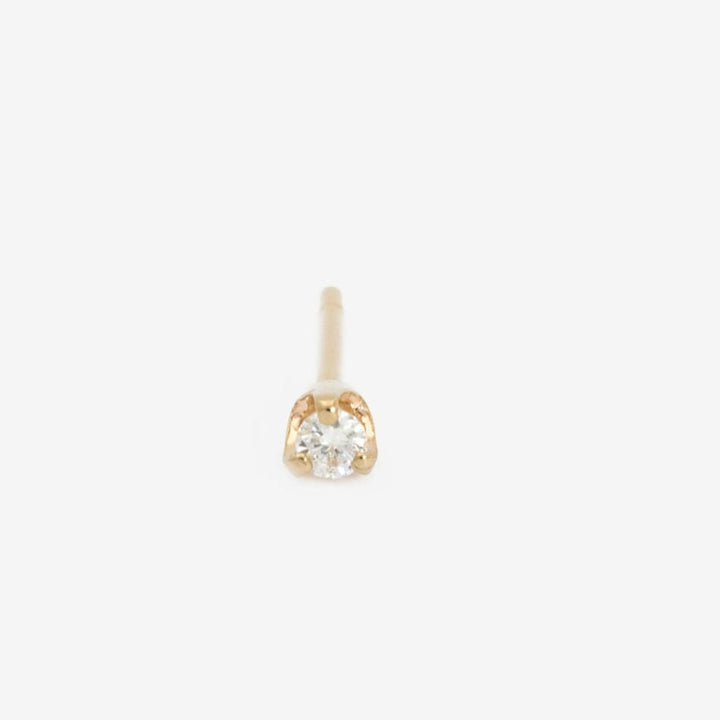 14k Diamond Stud