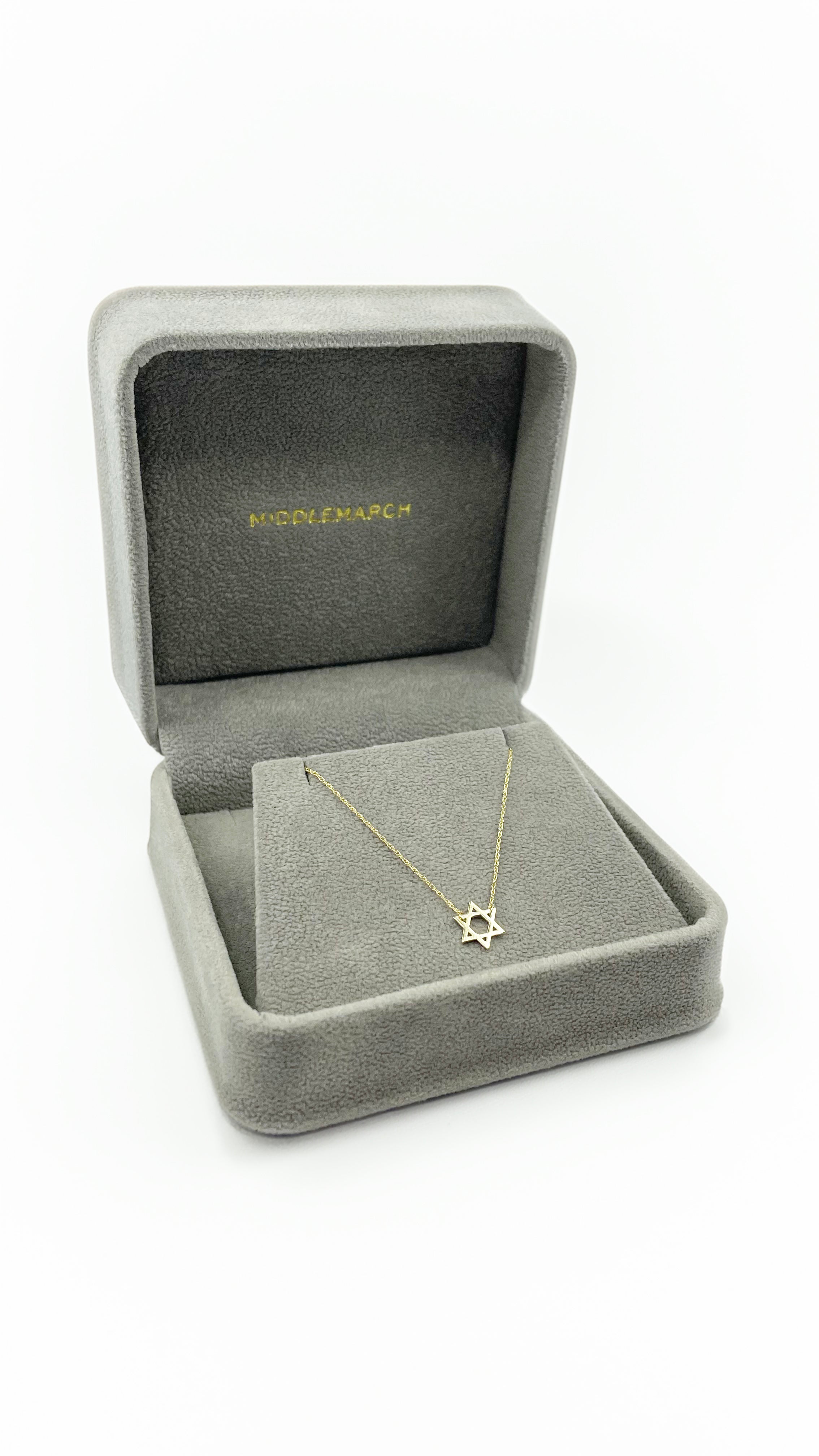 14k Star of David Necklace