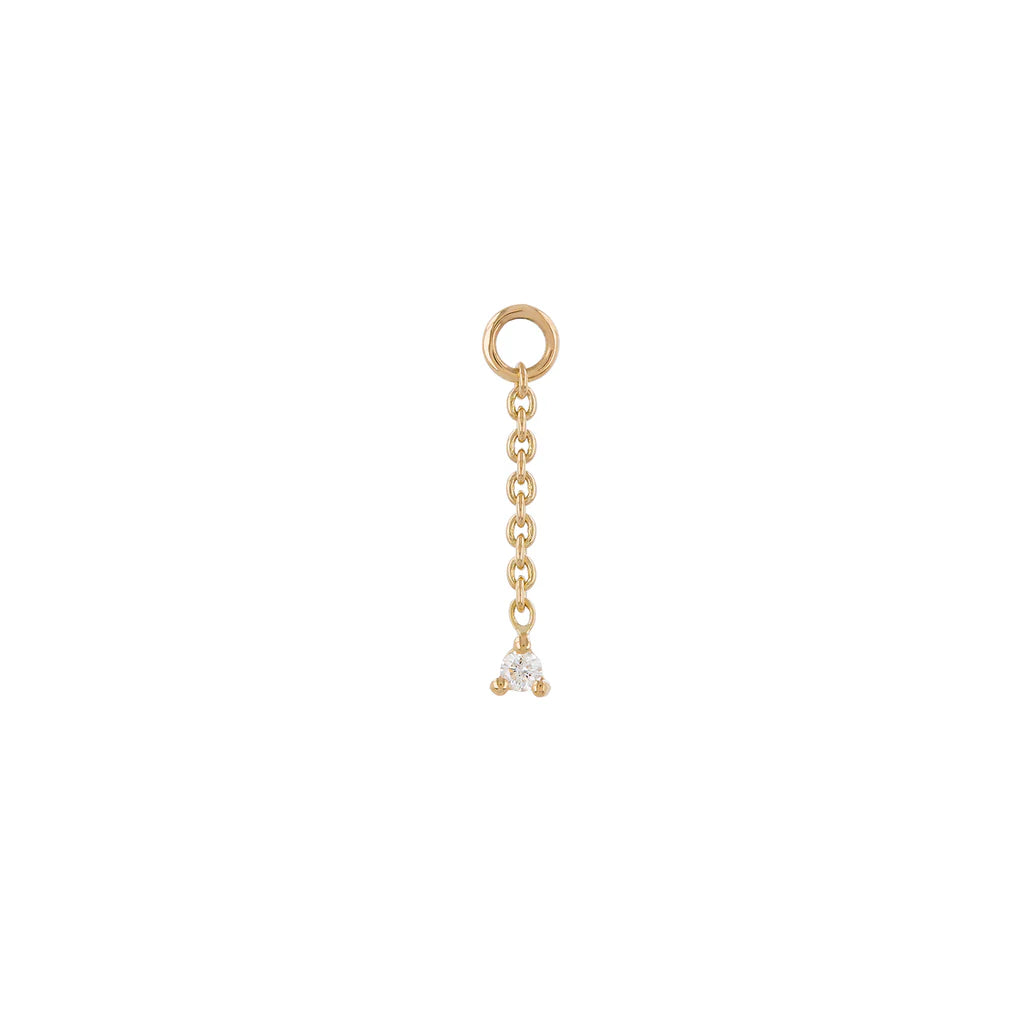 9k Petite Diamond Chain Charm