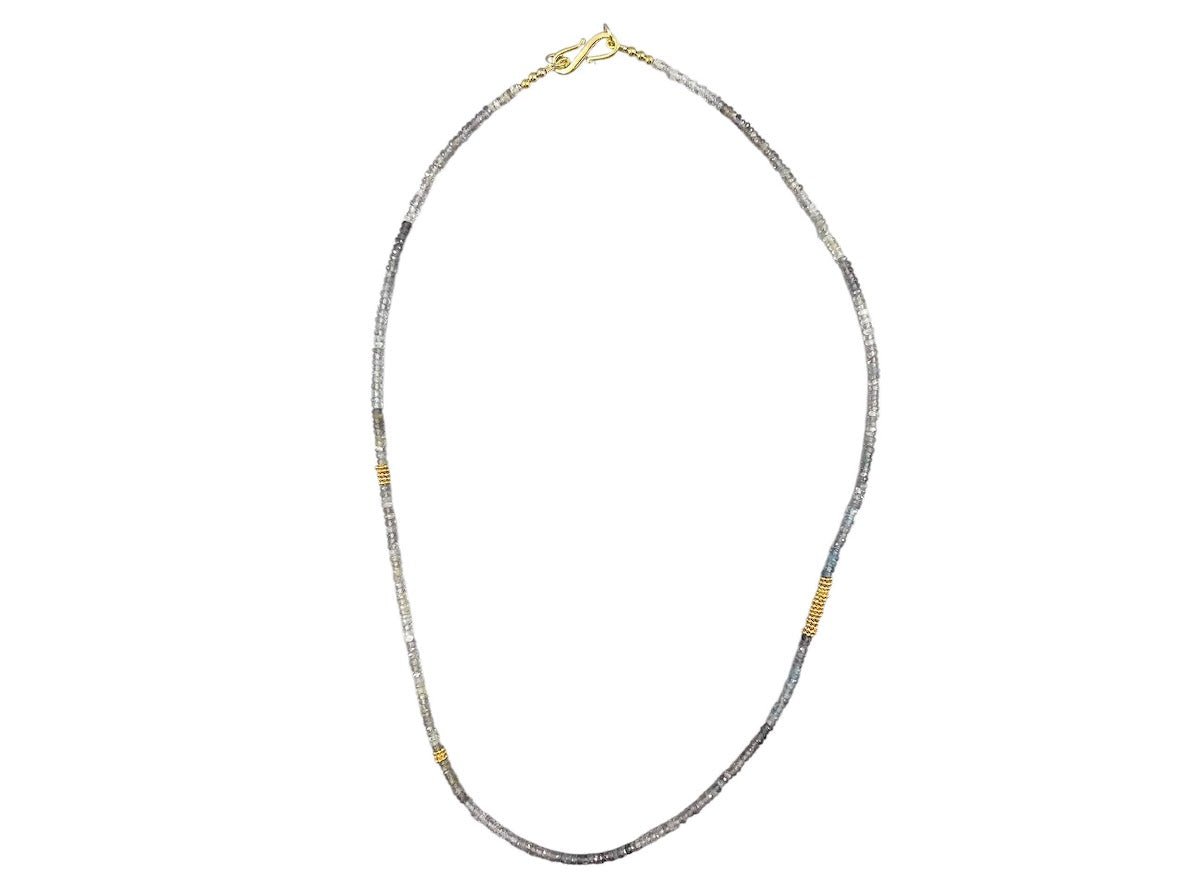 Moss Aquamarine Strand Necklace