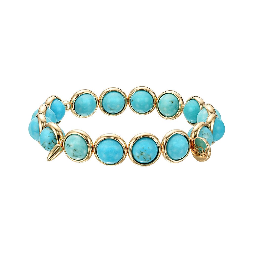Turquoise Bracelet with Spikes