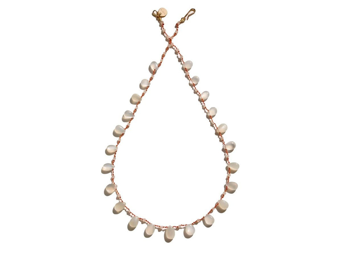 Moonstone Droplet Necklace