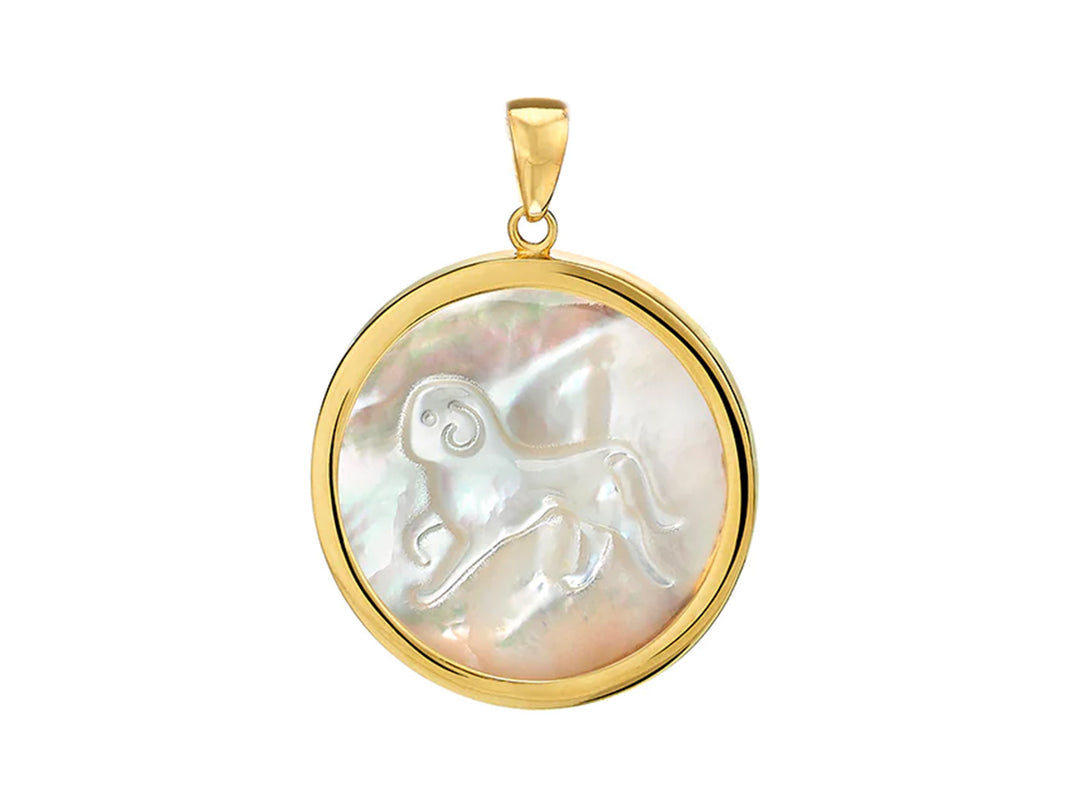 MOP Zodiac Pendant