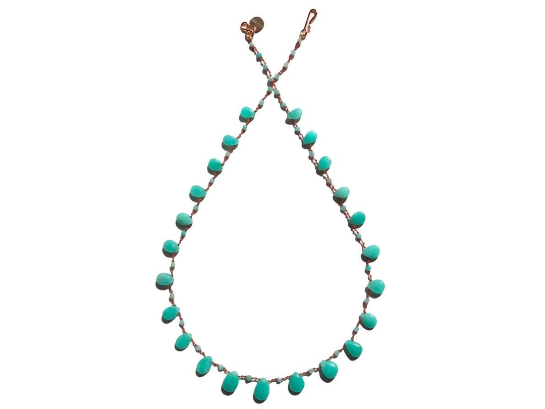 Amazonite Droplet Necklace