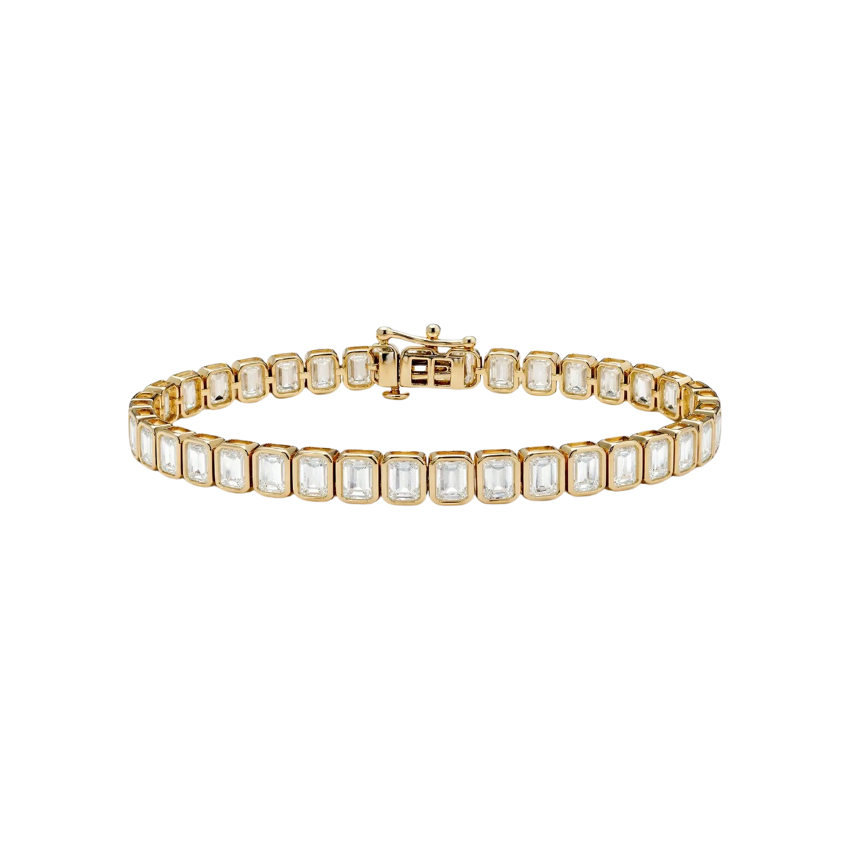 Emerald-Cut CZ Tennis Bracelet (Coming Soon)