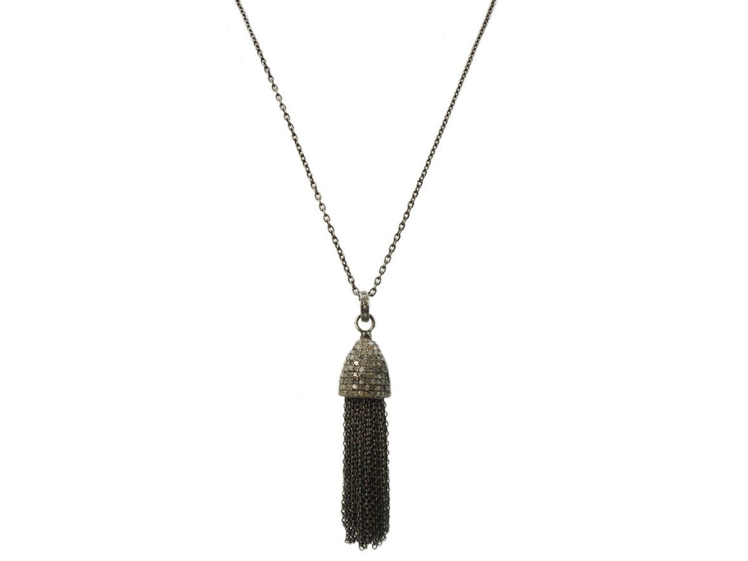 Diamond Tassel Necklace