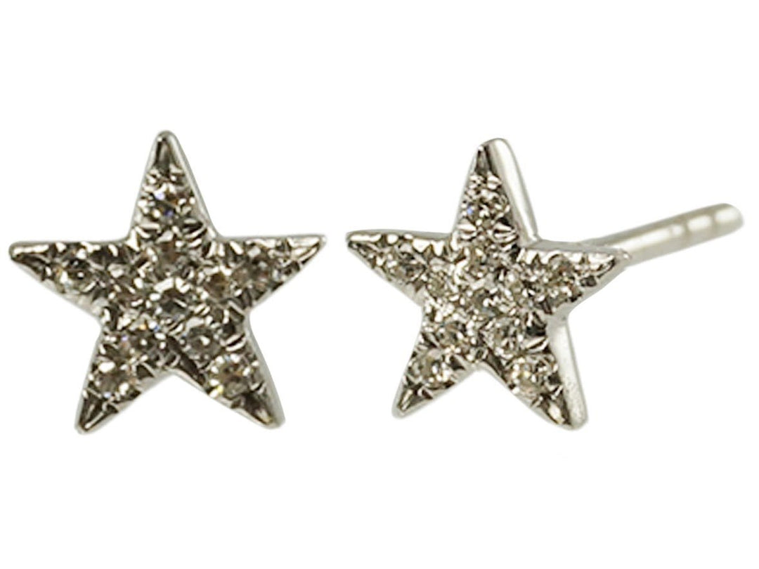 SS Diamond Star Earrings