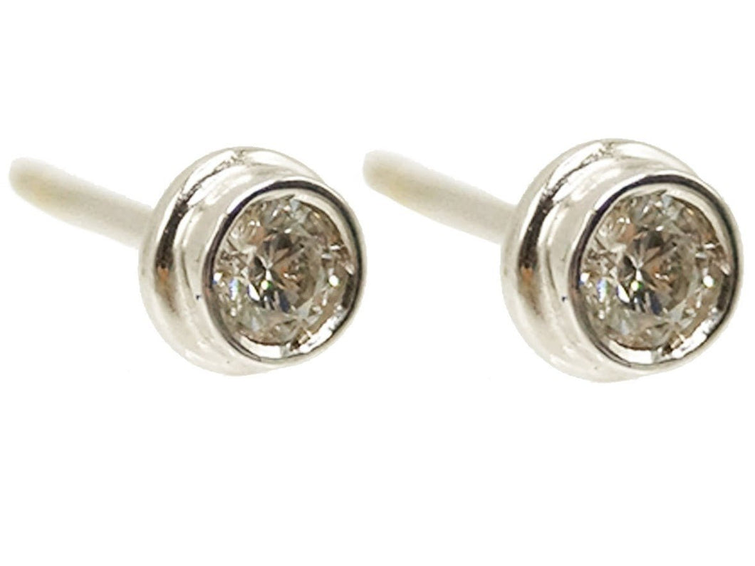 18k Diamond Stud Earrings