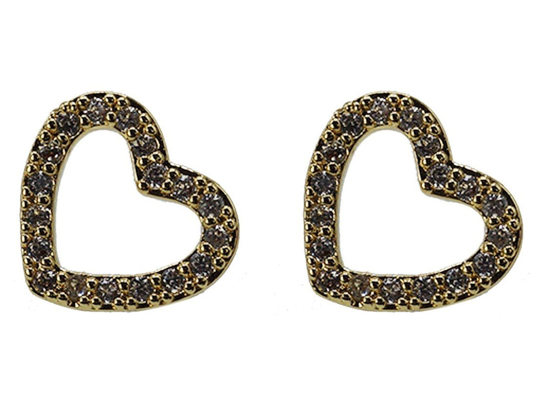 Heart Pave Stud