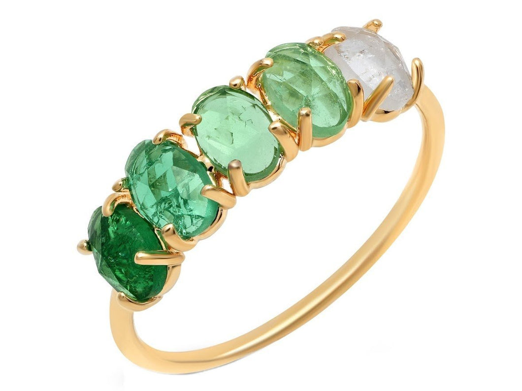 Green Ombre Ring