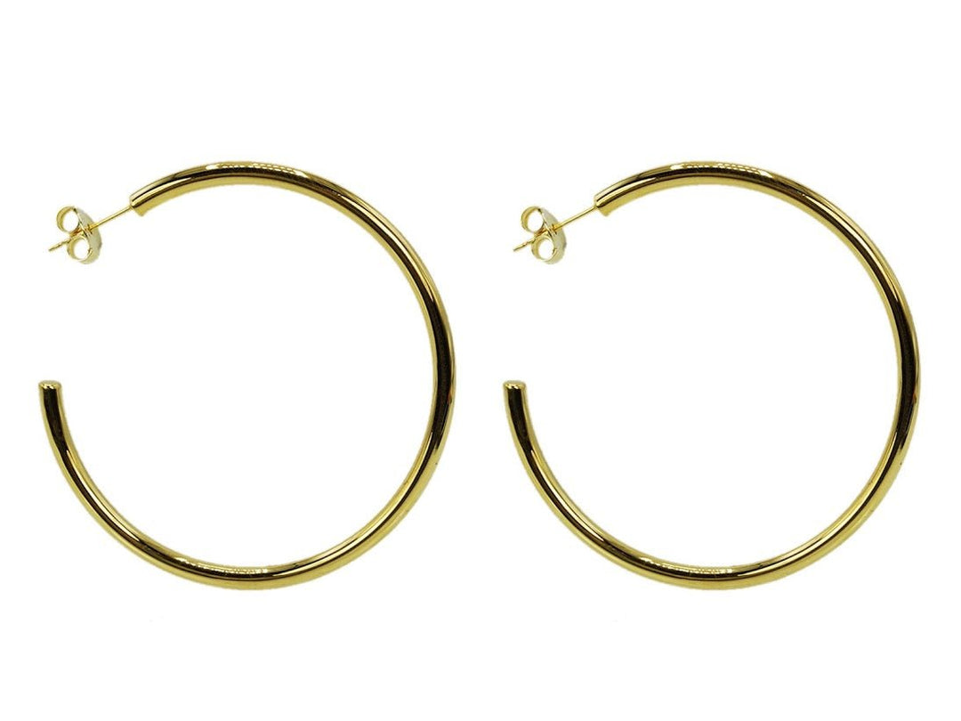 40mm Tube Hoop Earrings