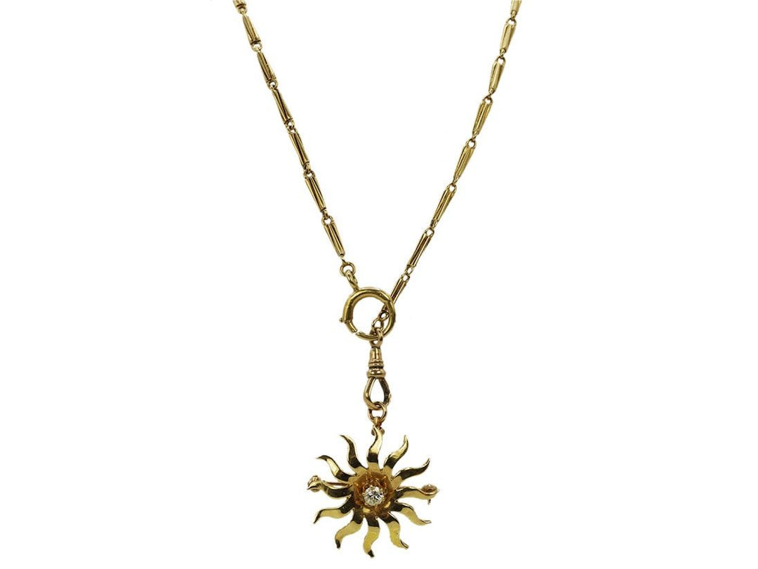 Victorian Star Pendant Necklace