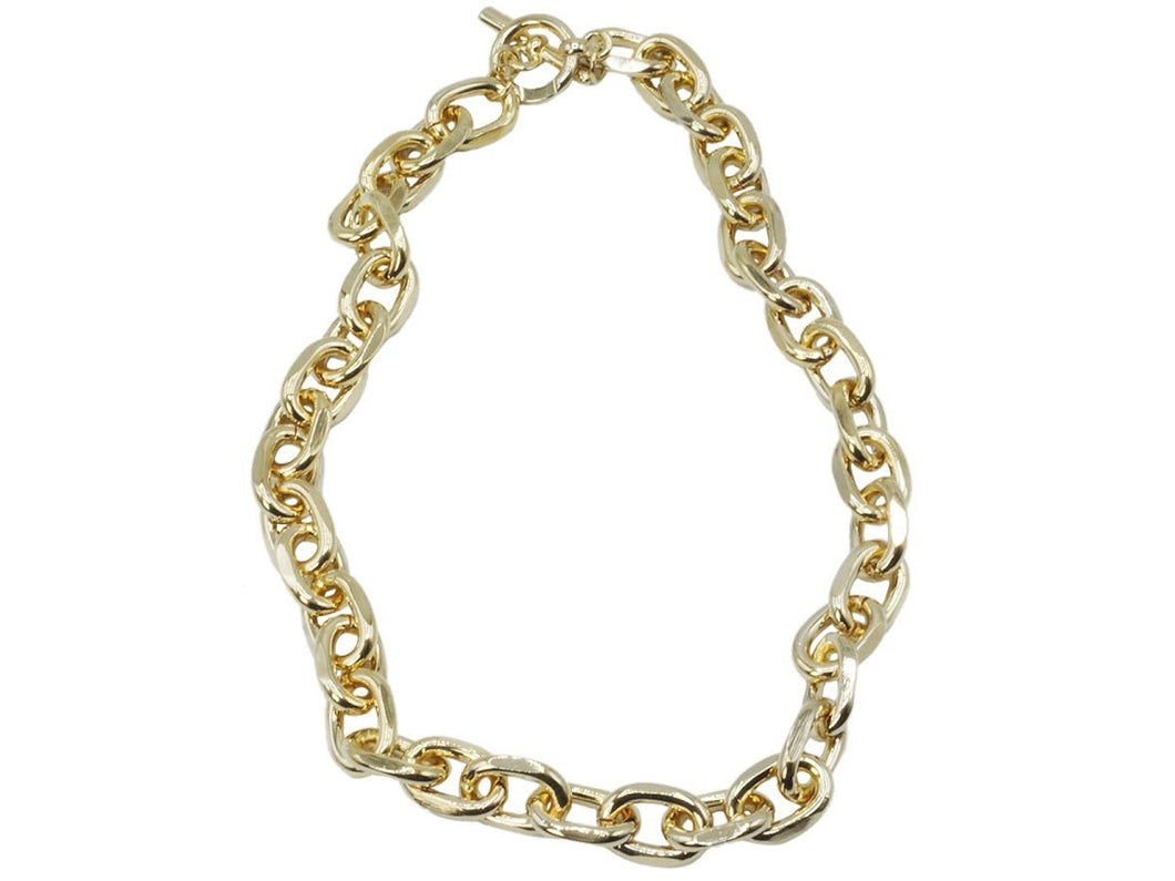 Large Oval Link Chain with Toggle