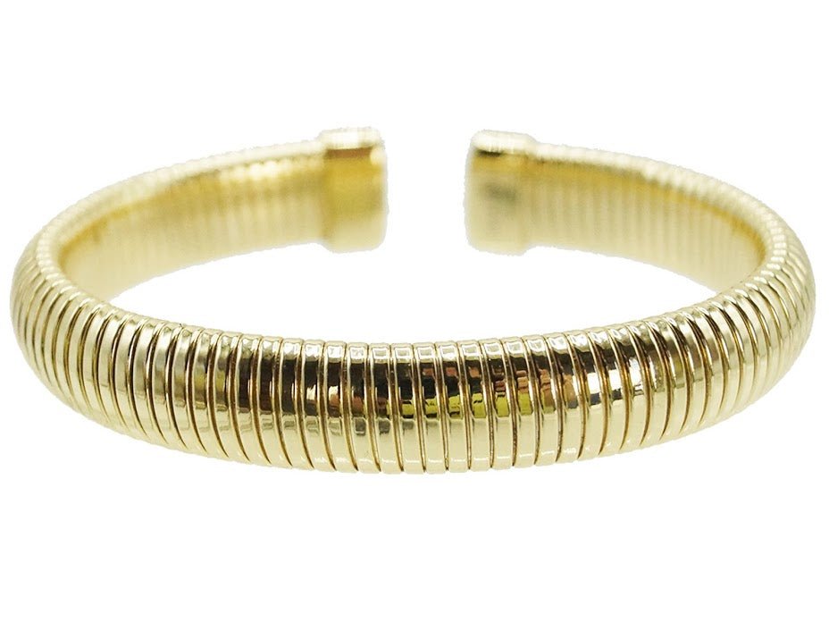 Gold Cobra Open Cuff .375 Inch