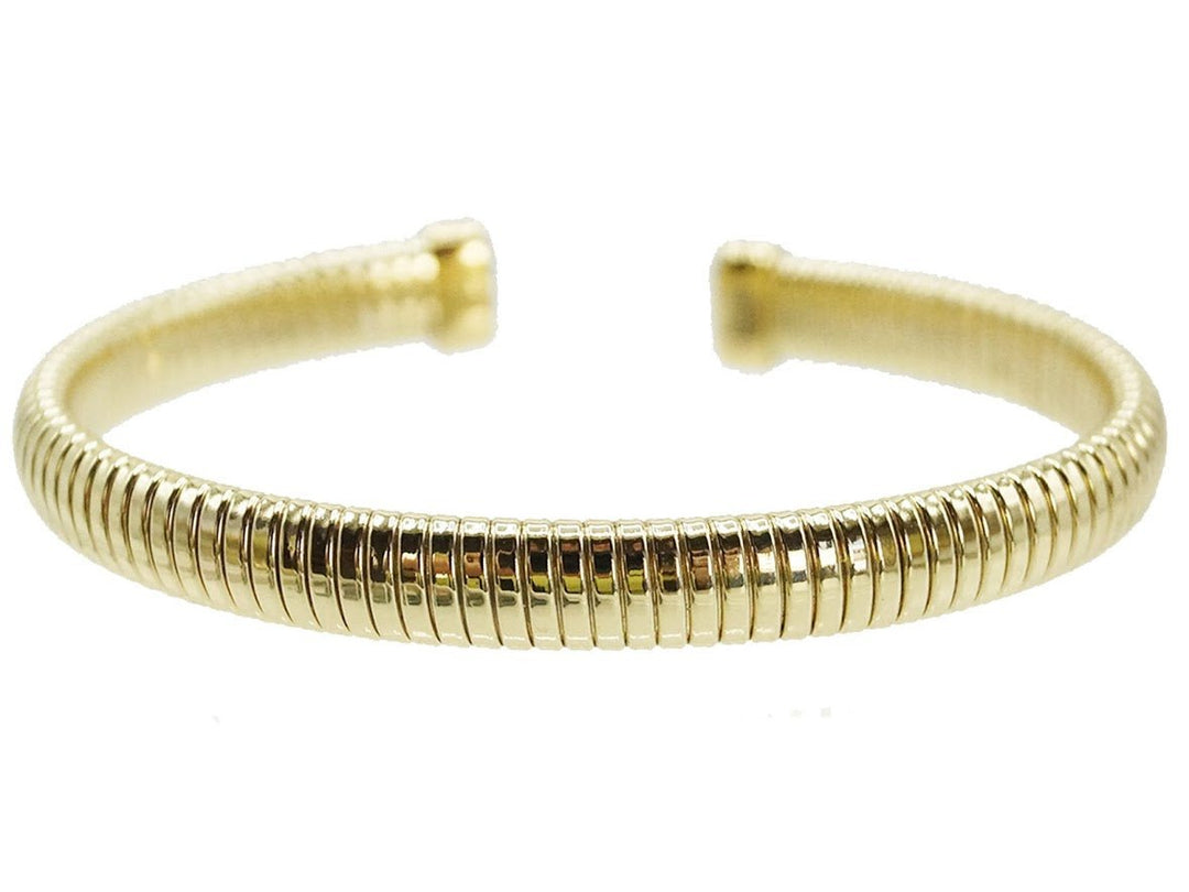 Gold Cobra Open Cuff .25 Inch