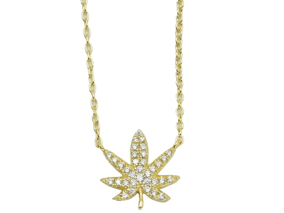 Mary Jane Leaf Necklace