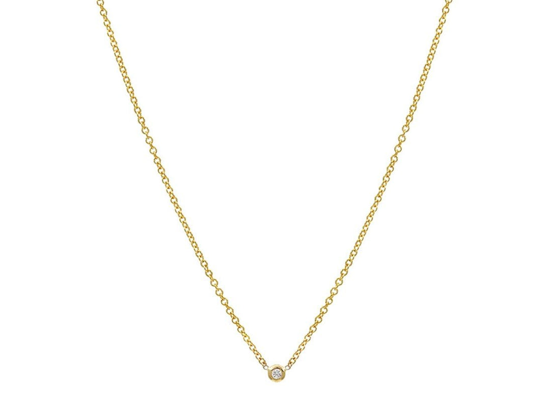 14k Mini Diamond Necklace