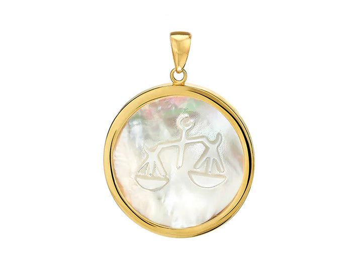 MOP Zodiac Pendant