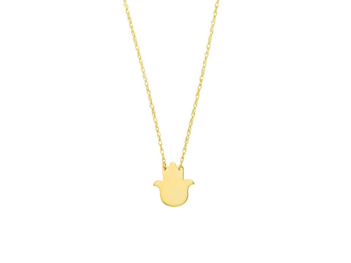 14k Mini Hamsa Necklace