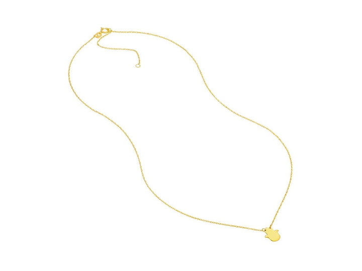 14k Mini Hamsa Necklace