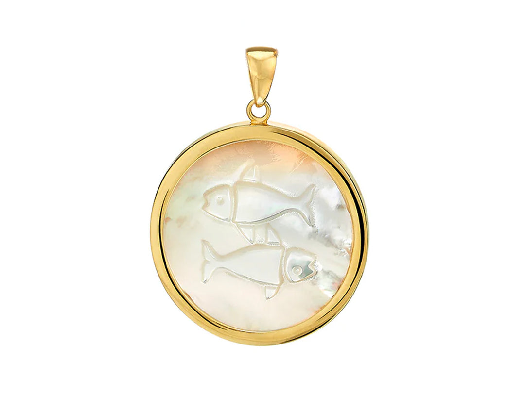 MOP Zodiac Pendant