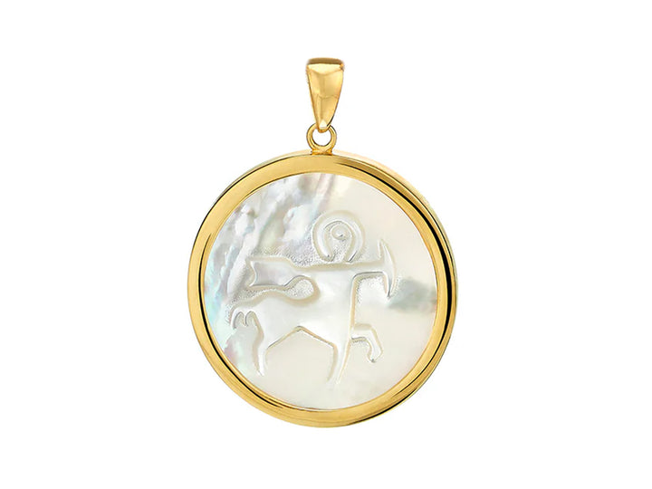 MOP Zodiac Pendant