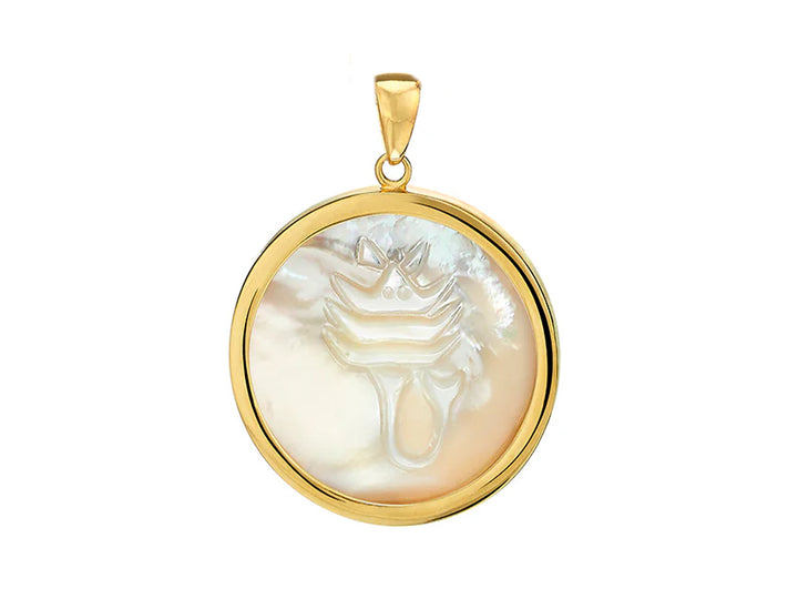 MOP Zodiac Pendant