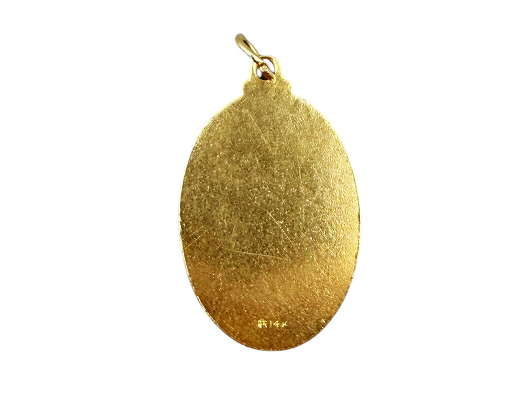14k St Christopher Charm