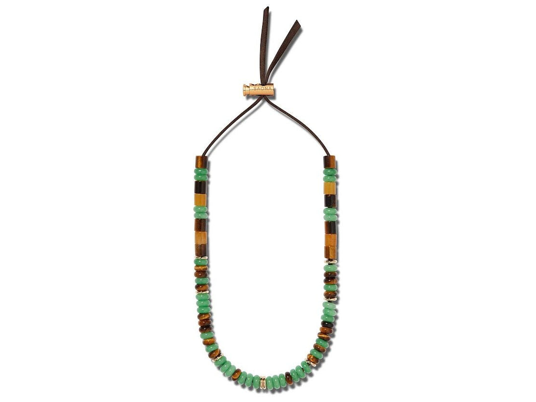 Jade and Tiger Eye Necklace