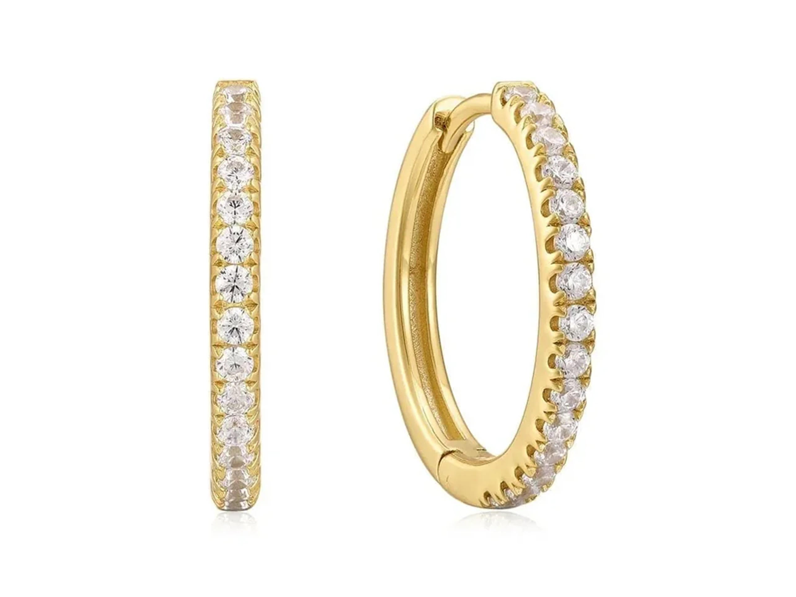 Mini CZ Hoop Earrings