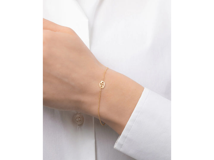 14k Gold Zodiac Bracelet