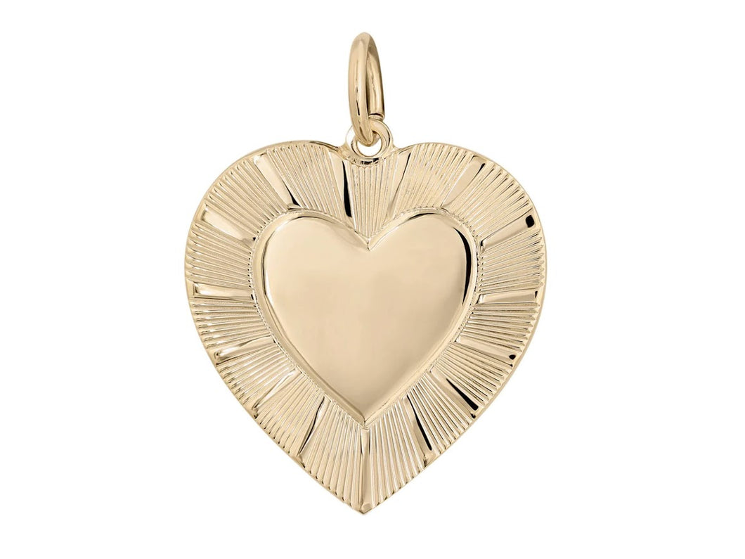 Heart with Rays Pendant