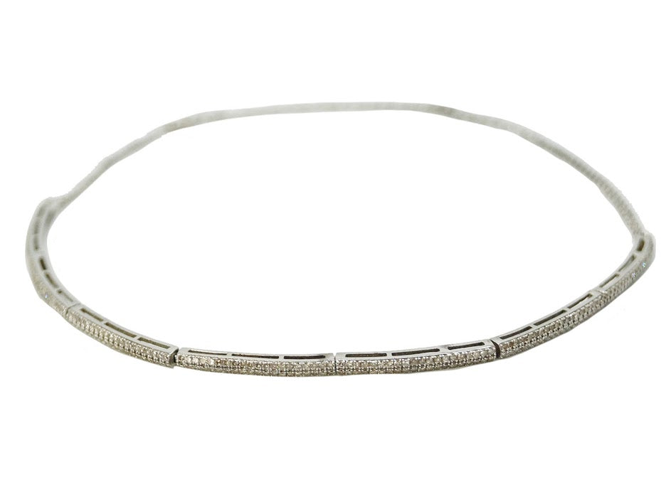 14k Diamond Choker Necklace