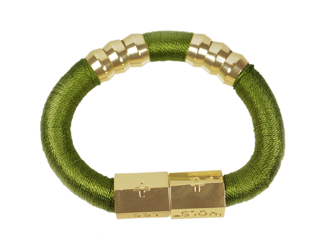 Classic Grass Green Wrap Bracelet